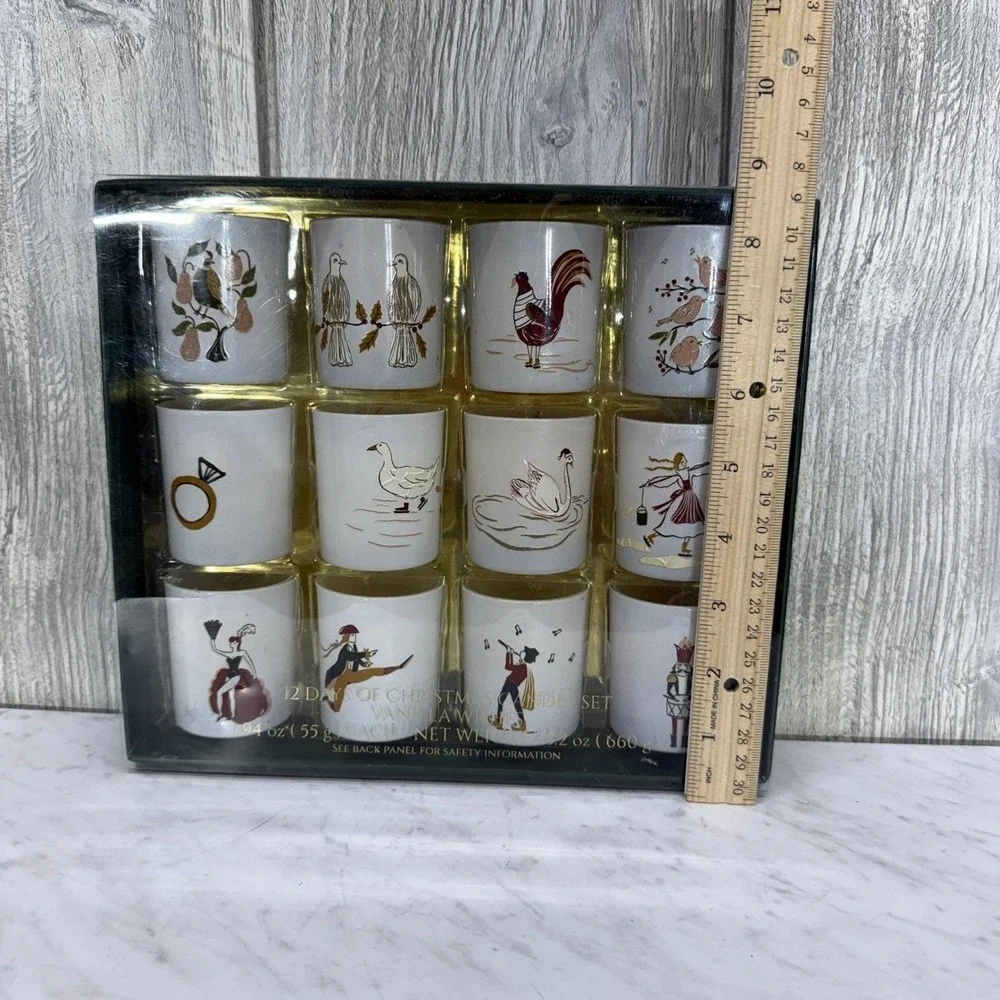 Target 12 Days of Christmas Vanilla Wishes Scented Candle Set 12pc Votive 2019